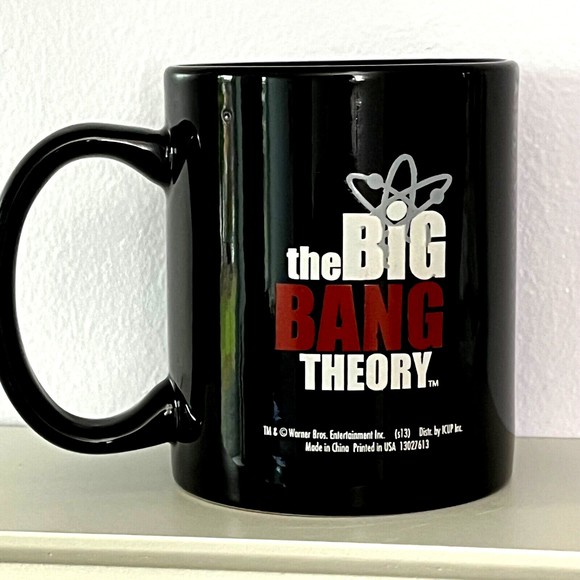 Big Bang Theory Coffee Mug Tea Cup Schrodinger Cat Double Sided Warner Brothers - Picture 2 of 9
